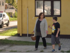 pred stanicou na Myjave