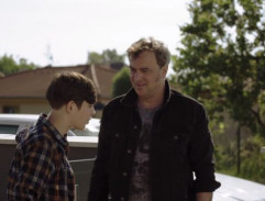 pred domom Klaudie a Zdena