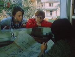 na záhrade u Kájových starých rodičov