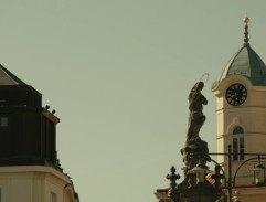 Morový sloup a věžička