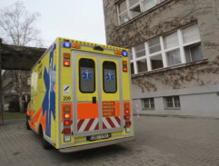 Příjezd do nemocnice