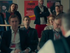 Novináři na tiskovce