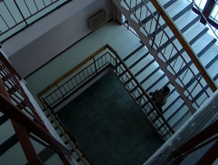 schodisko policajnej stanice