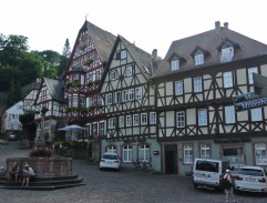 Hrázděné domy na náměstí