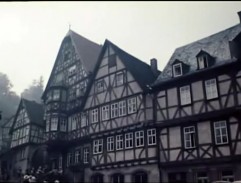 Hrázděné domy na náměstí