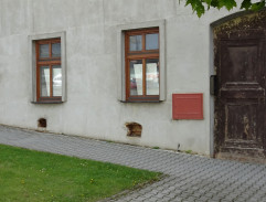 Arazím přibíhá k obchodu