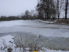 vypuštěný rybník