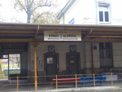 Příjezd do stanice Chust