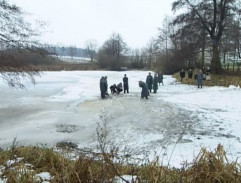 vypuštěný rybník