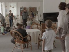 spoločenská miestnosť v azylovom dome