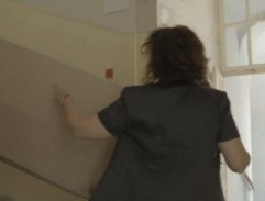 chodba azylového domu Druhá šanca