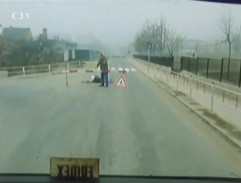 Místo přepadení poštovního vozu