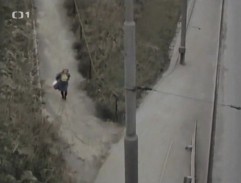 Přicházející stopařka