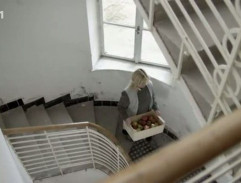 schodisko domu Grimmovej