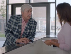 na recepcií Banského firmy