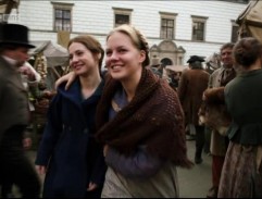 Gesa s kamarádkou na trhu 2