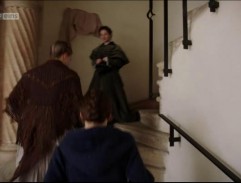 Gesa s kamarádkou na schodech 2