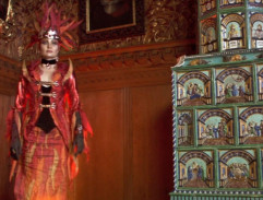 Královna ohně u krbu