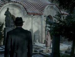 Jindřich na hřbitově