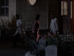 Bedřiška před klinikou