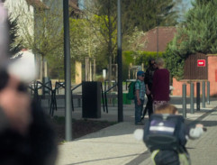 Štěpánka na koloběžce