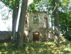 Kluci u zřícené zdi