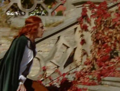 Princ František na schodech