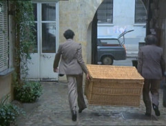 Zadní východ z restaurace