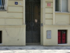 Vchod do domu Anny Holubové