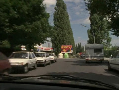 Pohľad zo Stetterovho auta