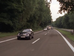 Andrého Mercedes na diaľnici