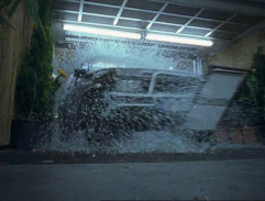 Prerazené dvere kvetinárstva