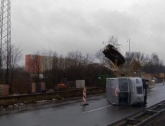 Stavenisko na diaľnici