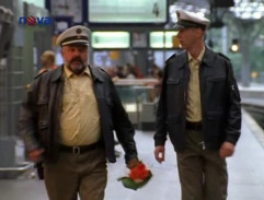 Hotte a Dieter na nástupišti