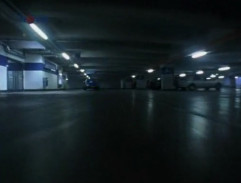 Naháňačka v parkovacom dome