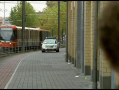 Policajné auto na Wiener Platz