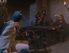 O třech rytířích,krásné paní a lněné kytli