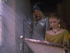 O třech rytířích,krásné paní a lněné kytli