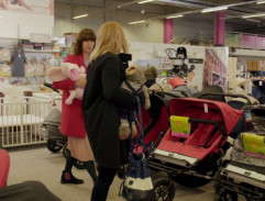 v predajni kočíkov