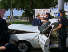 Výjezd z policejní stanice