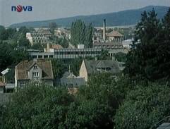 pohled ze střechy samoobsluhy