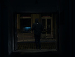 Daniel Baxa před domem