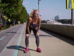 Evelyn predbieha iná bežkyňa