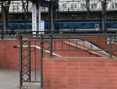 Matěj Švarc na nástupišti