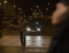 Před hotelem Olympik