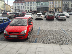 Na náměstí v Klatovech