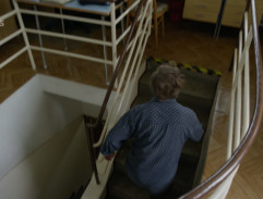 Schodiště na meteorologické stanici