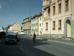 Před radnicí v Nýrsku