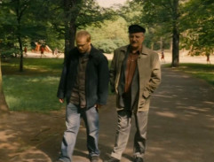 na chodníku v parku