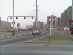 Honda za křižovatkou